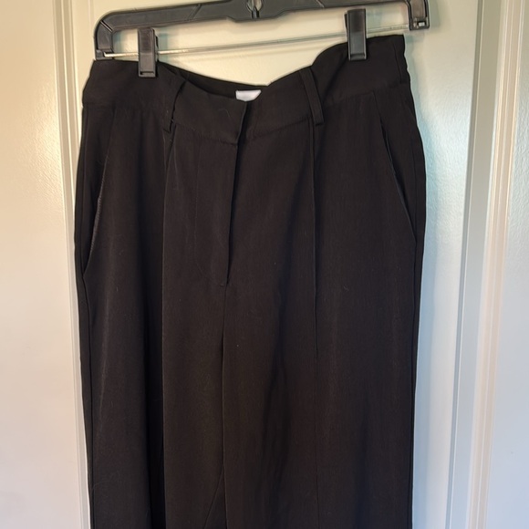 NWT SNDYS Sunday the Label Women's Burland Pants High Waisted Wide Leg Flare - Picture 7 of 13